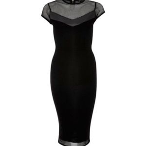 River Island Black Bodycon Dress (US 12)